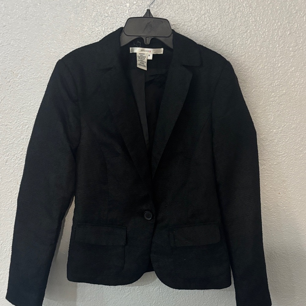 Studio M Classic Black Suit Jacket